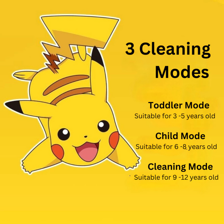 [ LIMITED EDITION ] ApiYoo Pikachu Kids Sonic Electric Toothbrush Pokemon Series