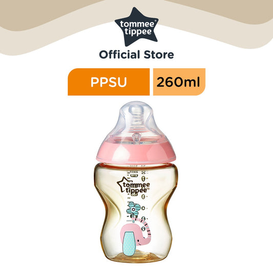 Tommee Tippee Closer to Nature PPSU Bottle 260ml - Hedghog