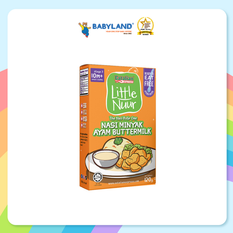 Eatalian Express Little Nuur - Nasi Minyak Ayam Buttermilk 120g (10m+)