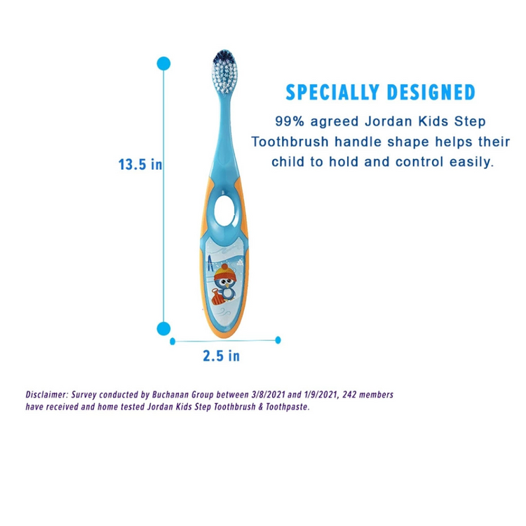 Jordan Kids Step 2 Toothbrush (3-5yrs) (Random Colour Pick)