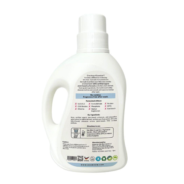 Ecominim Plant Based Concentrated Baby Liquid Detergent – Ever Tender 1L