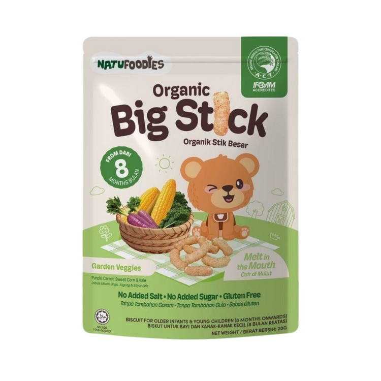 Natufoodies Organic Big Stick (20g) (8m+)