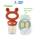 Haakaa Freeze-N-Feed Mini Combo - Silicone Feeder + Mini Tray