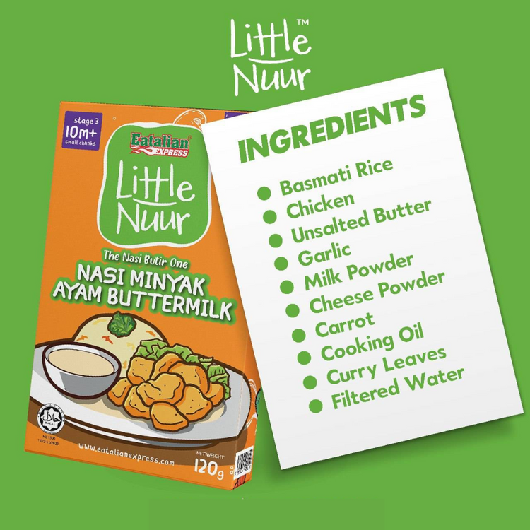 Eatalian Express Little Nuur Baby Food Stage 3 (10m+) | Makanan Bayi untuk 10 bulan ke atas