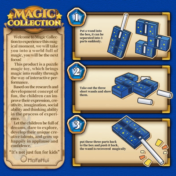 Babao MAGIC COLLECTION [Magic Range] Magic Tricks birthday gift high quality