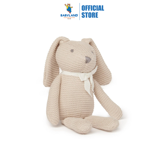 Purebaby Organic Knitted Bunny Toy - Wheat Bunny