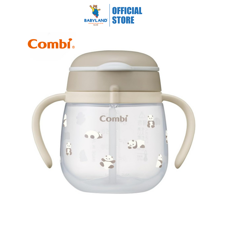 Combi Baby Lakumug Straw Cup 240ml - Panda (6m+)