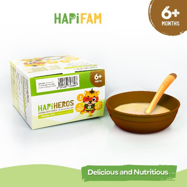 Hapi Heros Natural Baby Cereal 200g (6m+)