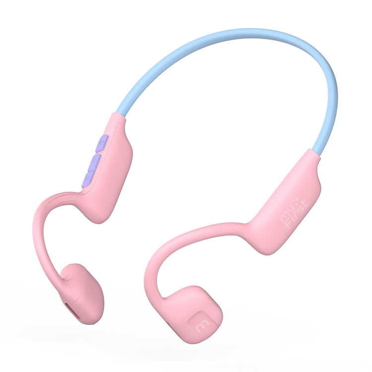 myFirst Headphones AirWaves - Bone Conduction Wireless Bluetooth Headphones for Kids