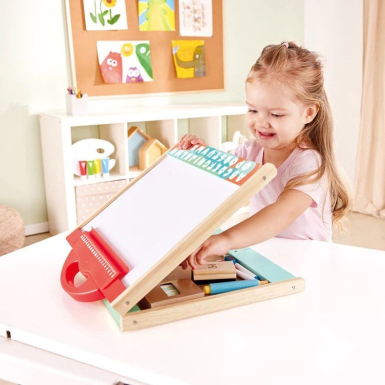 Hape 1062 Store & Go Easel Suitable for Age 3+ years