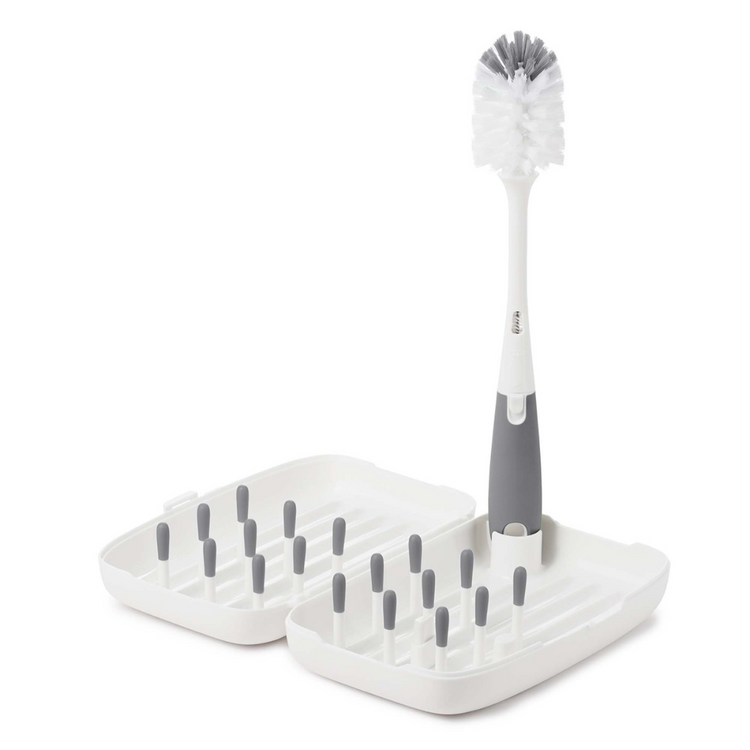 Oxo Tot On the Go Drying Rack & Bottle Brush