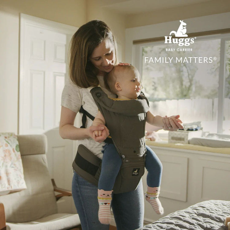 Abiie Huggs Hip Seat Baby Carrier With Patented Hipbelt (3M+)