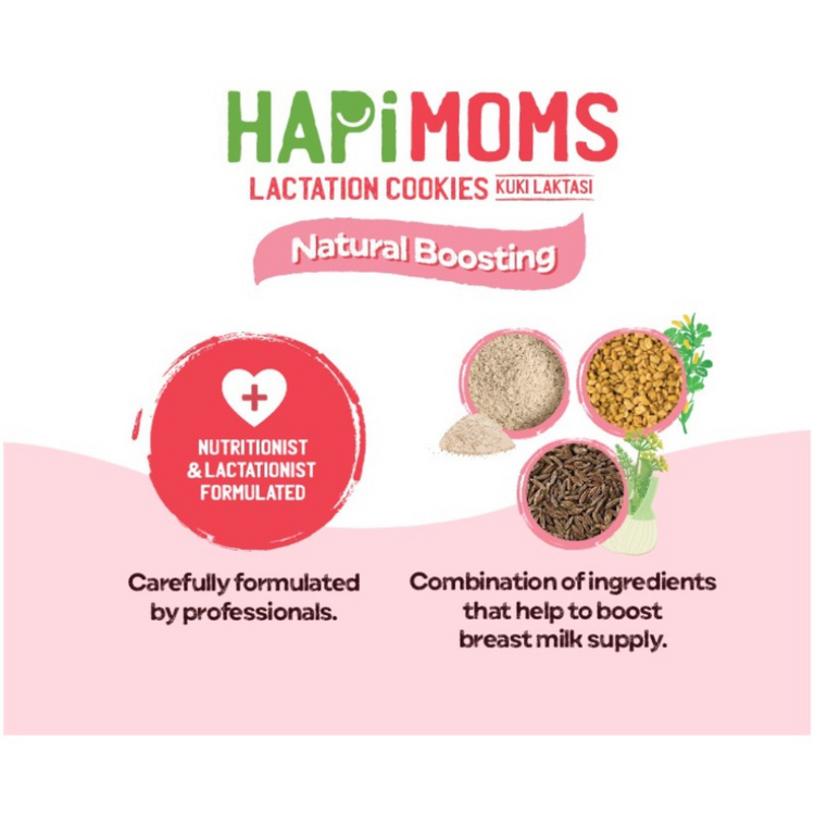 Hapimoms Lactation Cookies Milk Booster 192g (24g x 8)