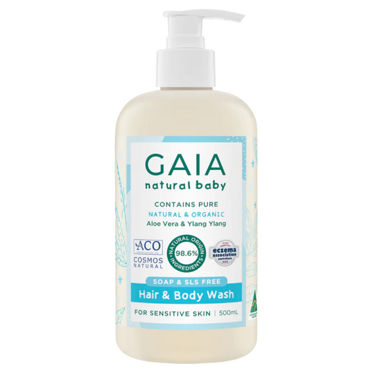 Gaia Natural Baby Hair & Body Wash 500ML