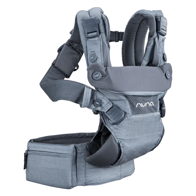 [PRE-ORDER] Nuna CUDL Baby Carrier - Softened Denim, 𝗘𝗿𝗴𝗼𝗻𝗼𝗺𝗶𝗰, 𝟰 𝗣𝗼𝘀𝗶𝘁𝗶𝗼𝗻𝘀