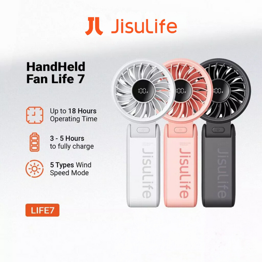 JisuLife Handheld Fan Life7 (3600mAh)