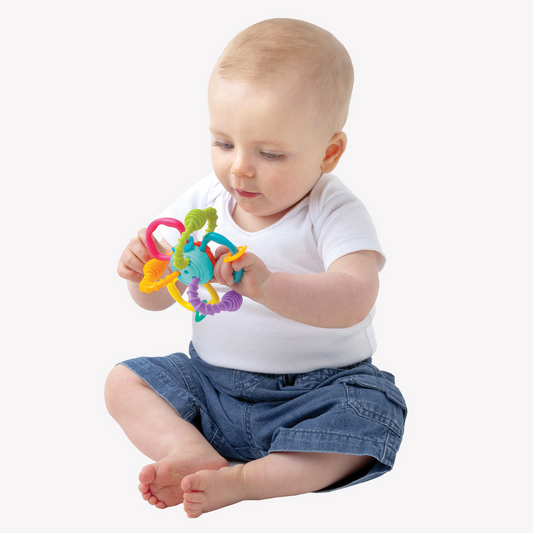 Playgro Bend & Twist Teething Rattle (6m+)