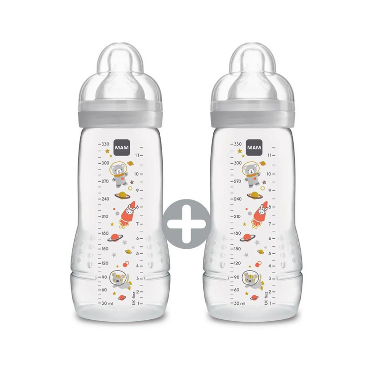 MAM Easy Active Baby Bottle 330ml Twin Pack