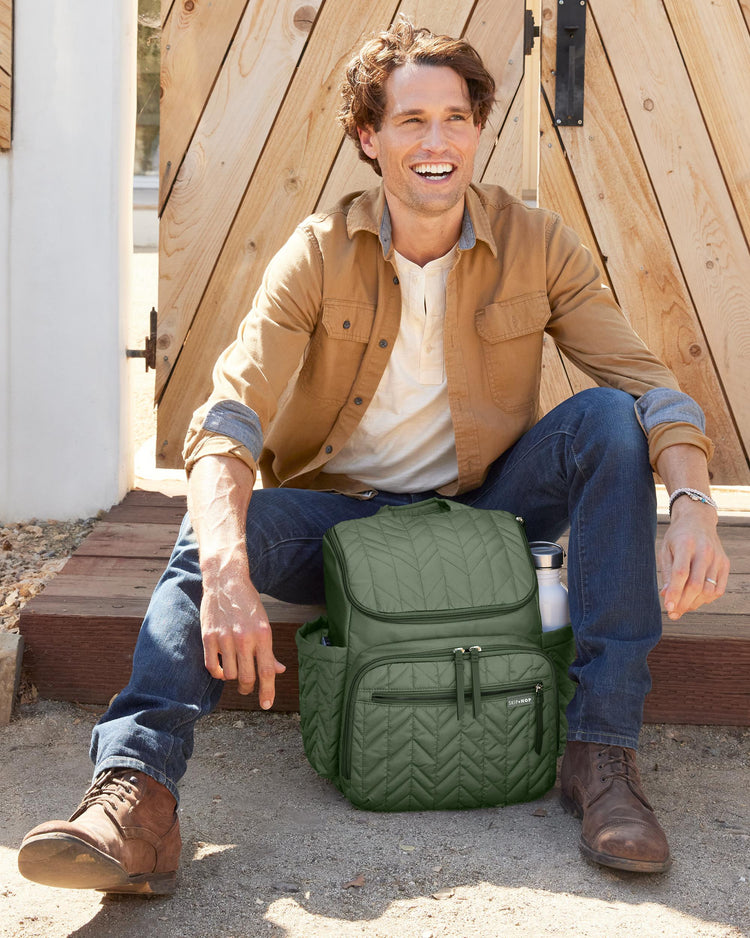 Skip Hop Forma Nappy Backpack - Dark Sage