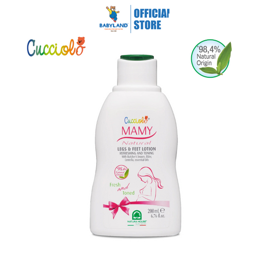 Cucciolo Mamy Natural Legs & Feet Lotion (200ml)
