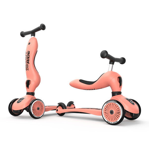 Scoot & Ride Highwaykick 1 Scooter Peach (1-5yrs)