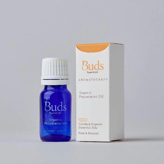 Buds Essential Aromatherapy Organic Peppermint Oil (10ml)