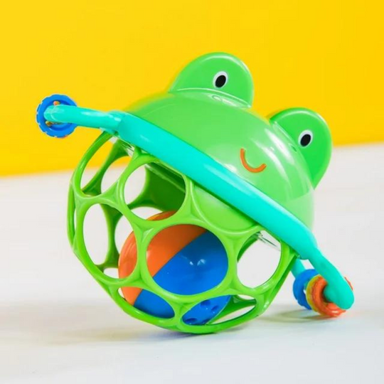 Bright Starts Oball Jingle & Shake Pal Rattle - Green Frog 0M+