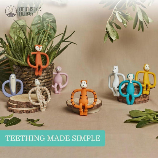 Matchstick Monkey Animal Teethers (11cm)