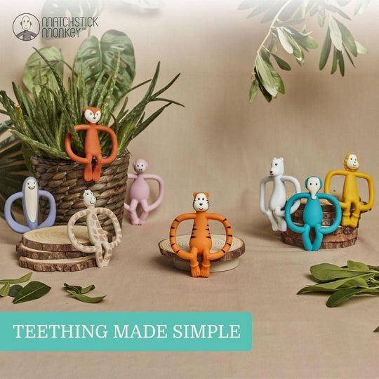 Matchstick Monkey Animal Teethers (11cm)
