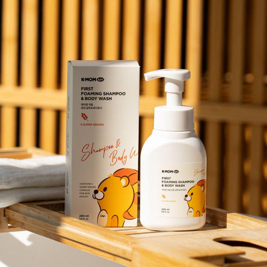K-Mom First Foaming Shampoo & Body Wash 290ml