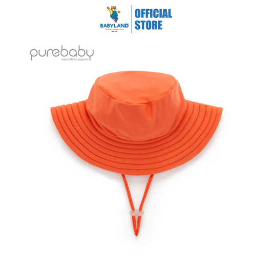 Purebaby Organic Broad Brim Swim Hat - Fiesta Broad