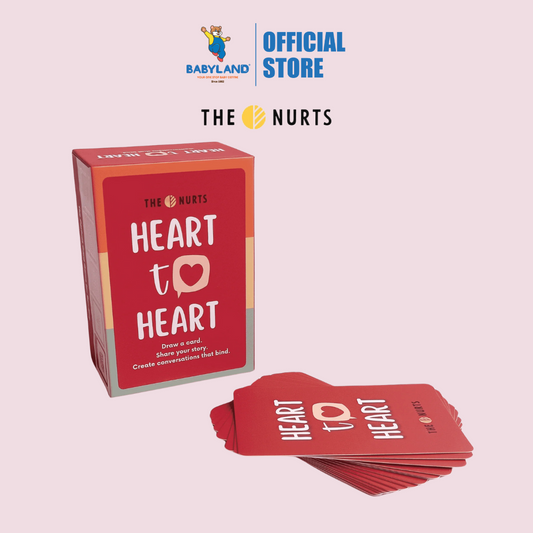 The Nurts Heart-To-Heart Cards for Bonding | Suitable for all ages | Family friendly Conversation Card Game | Ice Breaking Game