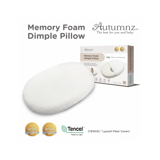 Autumnz Memory Foam Dimple Pillow With Tencel Cover (0m+)