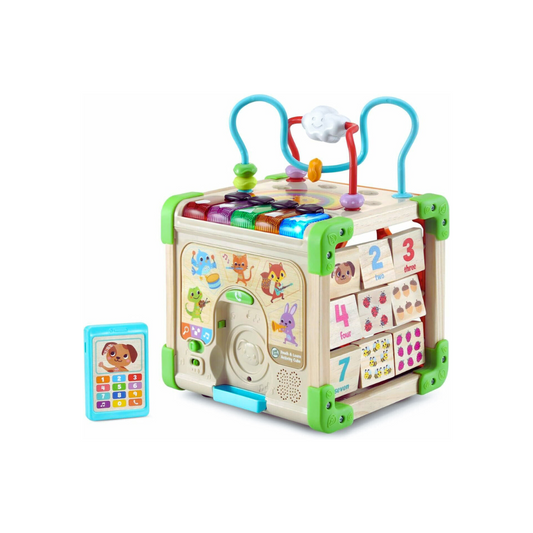 LeapFrog Touch and Learn Wooden Activity Cube 12m+