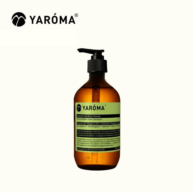 Yaroma Geranium Body Cleanser 500 mL | Natural Essential Oils