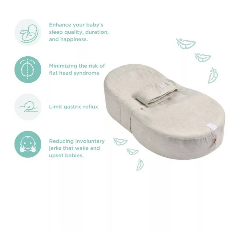 Red Castle Cocoonababy Nest - Linen Natural