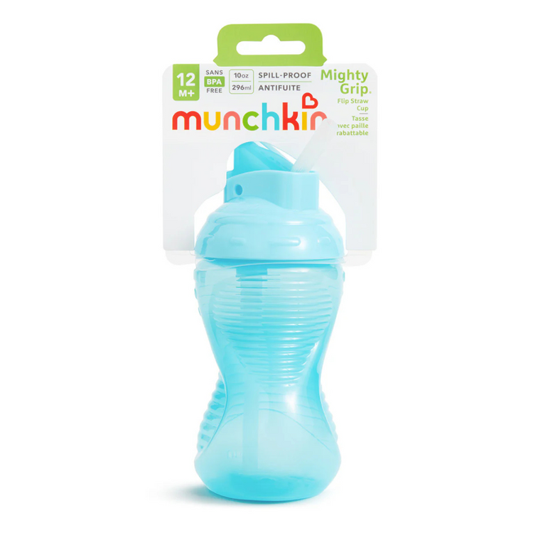 Munchkin Mighty Grip® Flip Straw Cup, 10oz (12m+)