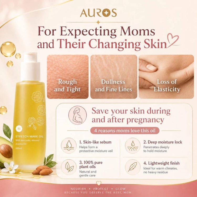Nootkaherb Stretch Mark Oil 90ml – Pregnancy & Postpartum Massage Oil