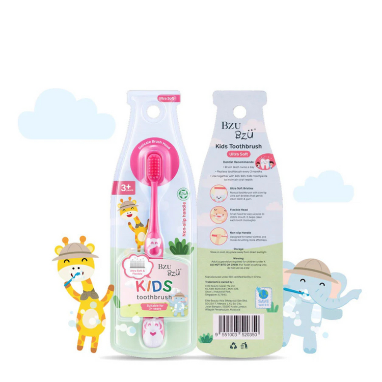 BZU BZU Ultra Soft Kids Toothbrush (Pink)