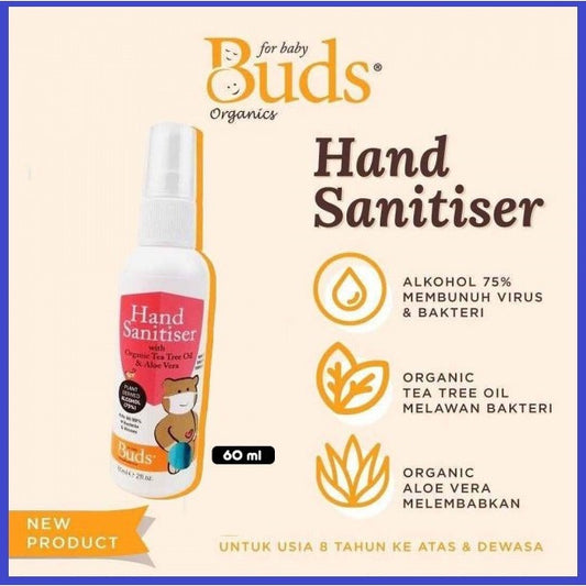 Buds Household Eco Hand Sanitiser Spray 60ml