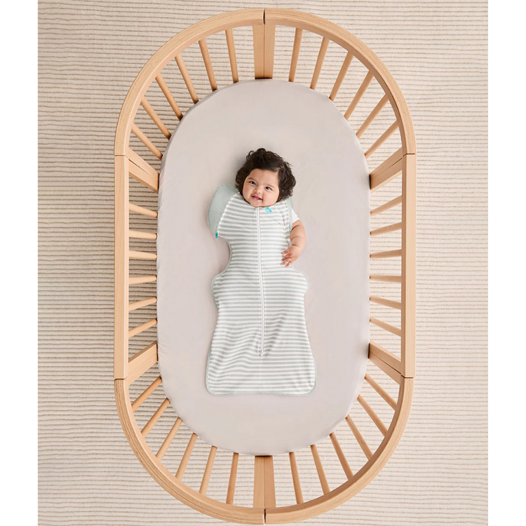 Love To Dream Stage2 Swaddle Up Transition Bag Stretch Cotton 0.2 TOG - Lite Olive