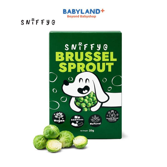 Sniffy.c Freeze-dried Vegetable Pet Snacks - Brussels Sprout 20g