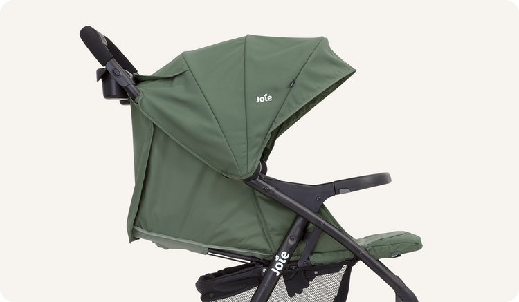 Joie Muze LX With Footmuff Stroller - Coal (Birth to 15 kg)