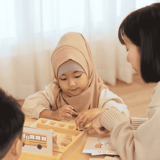 PureDays Wooden Wordament - Malay Extension Kit (1Y+)