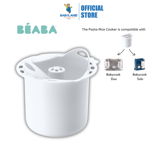 Beaba Babycook Solo & Duo Pasta & Rice Cooker - White