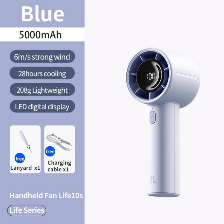 JisuLife Handheld Fan Life10/10S ( 4000mAh/5000mAh ) 5 levels Strong Wind