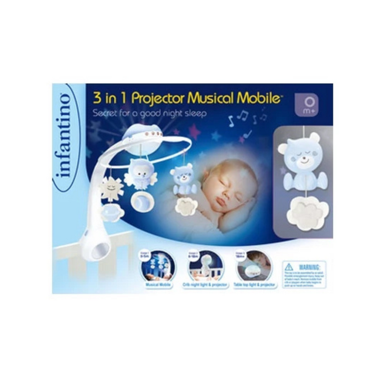 Infantino 3-In-1 Projector Musical Mobile (0m+)