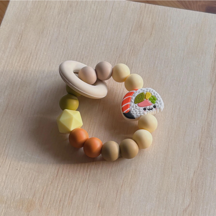 Damai Gigit Ring Teether Sushi