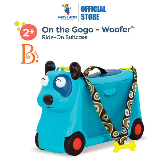 B.Toys Ride-On Suitcase On the Gogo – Woofer (2y+)