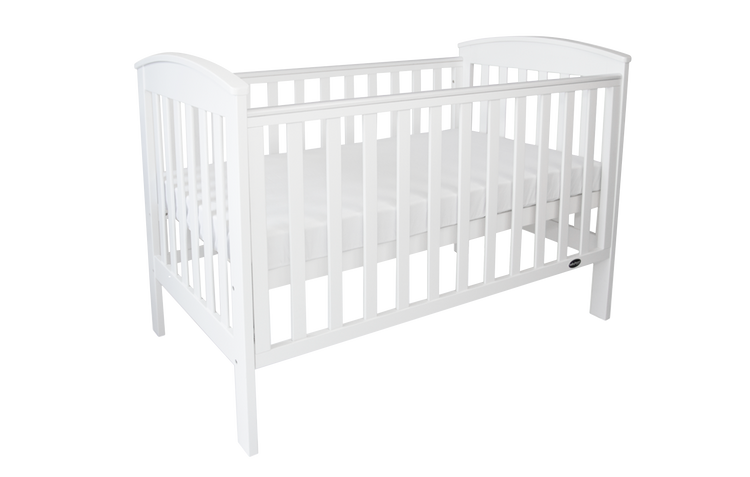 Babyhood Classic Curve 4-in-1 Cot - White